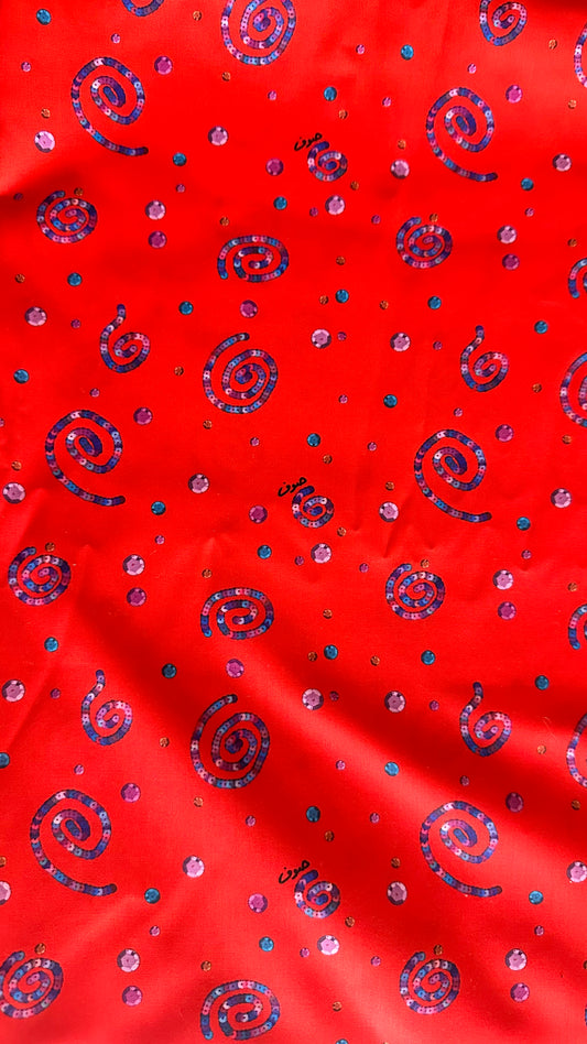 Snail in Rouge (FABRIC ONLY)