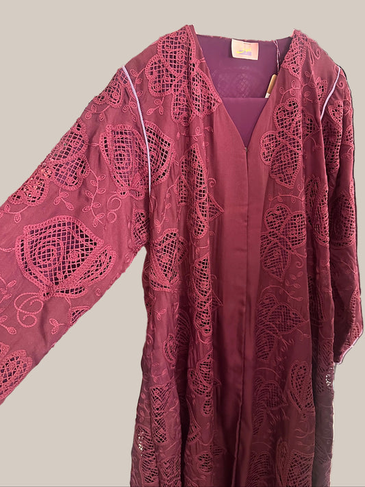Butterfly Lace abaya