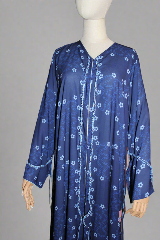 Chain Stitch Abaya